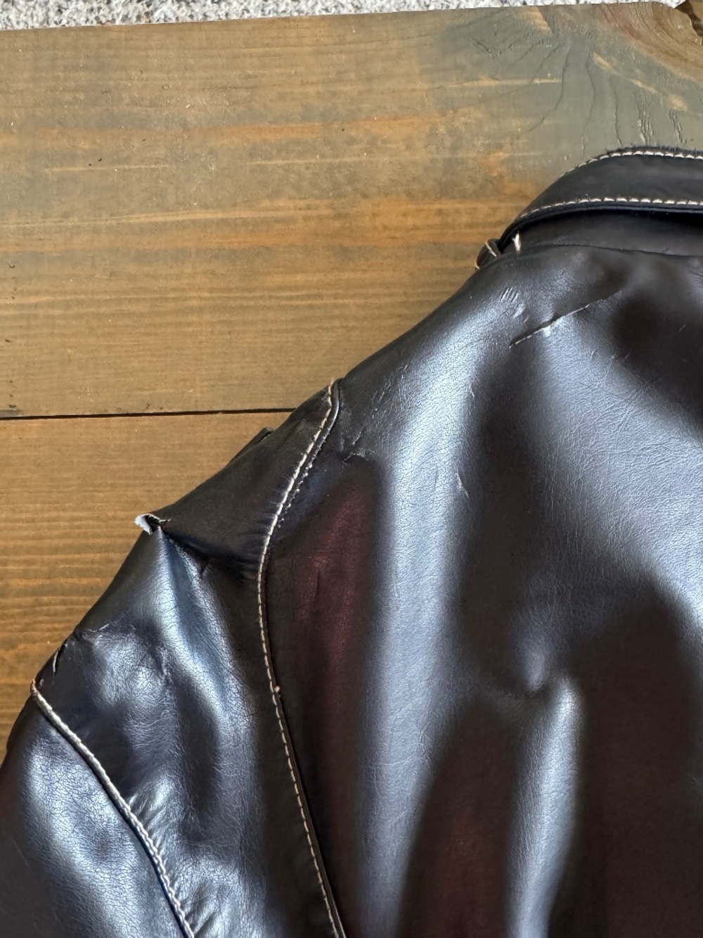 Members Only Iconic Racer Faux Leather Jacket Black Men’s L - Picture 8 of 15